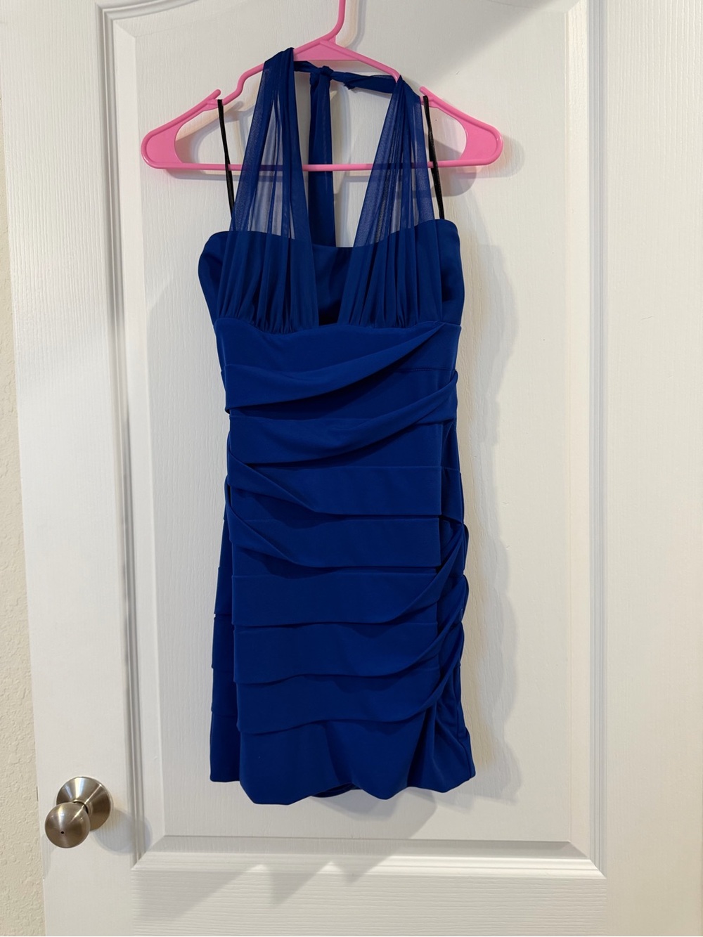 Halter Mini Dress, Size 6